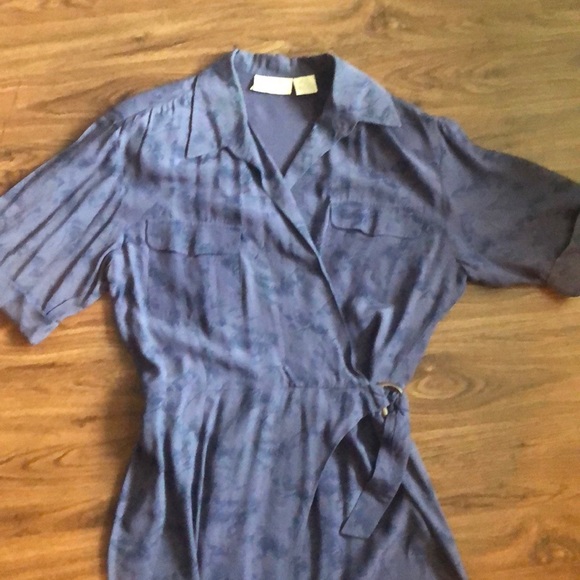 Vintage Liz Claiborne Wrap Dress - Picture 7 of 8